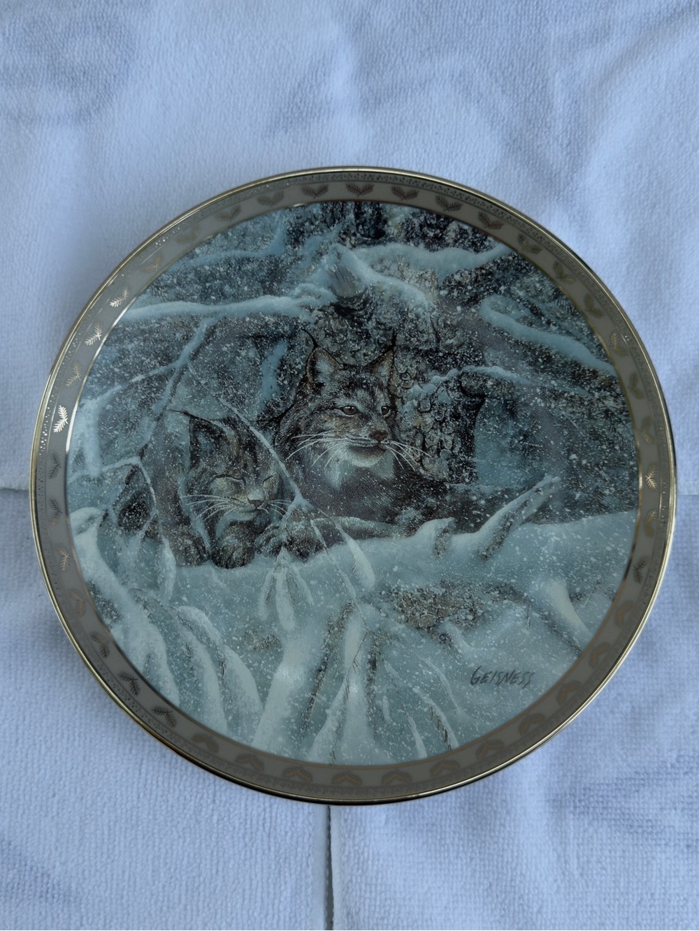Bradford exchange plates, “Woodland Dreams" 1994 #2365A